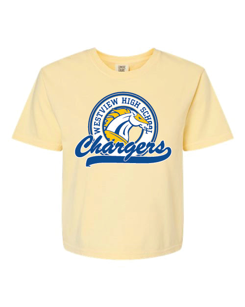 CHARGERS BADGE BOXY SHIRT