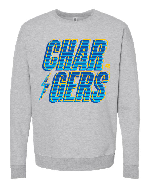 Chargers Retro Fade Fleece