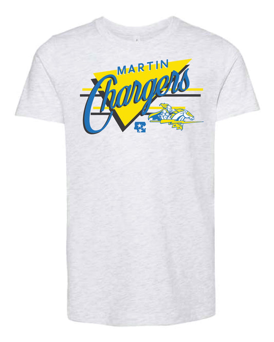 Martin Chargers 90s Triangle Youth Tee