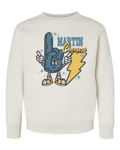 Chargers Mascot Youth Fleece