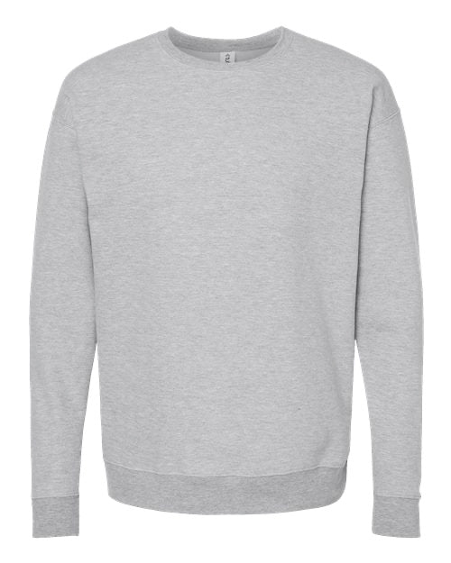 Tultex Heather Grey Crew Neck Fleece Medium