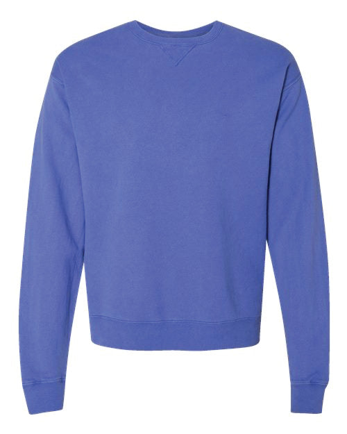 Comfort Wash Forte Blue Crew Neck Fleece Medium