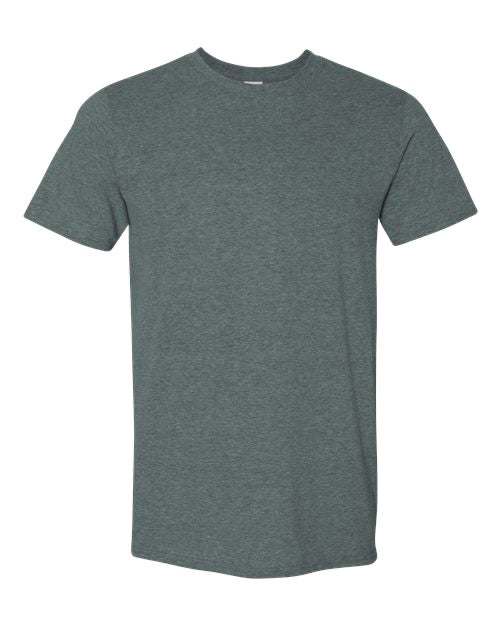 Gildan Soft Style Dark Heather Grey Tee XL