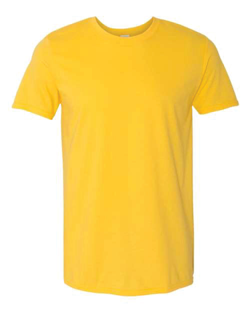 Gildan Soft Style Yellow Tee Large