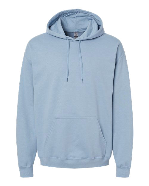 Gildan Soft Style Stone Blue Hoodie Large