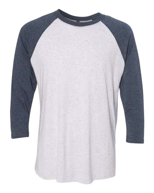 Next Level Navy Raglan XL