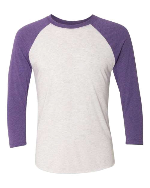 Next Level Purple Raglan Medium