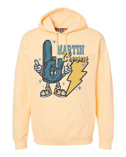 Martin Chargers Mascot Fleece