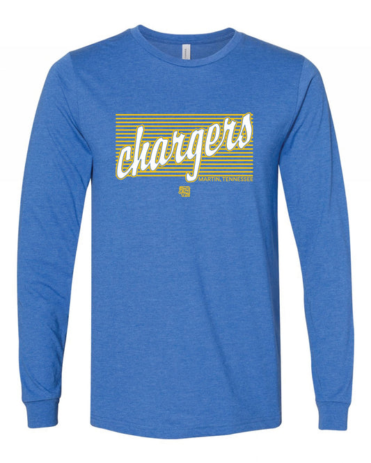 Chargers Lines Long Sleeve