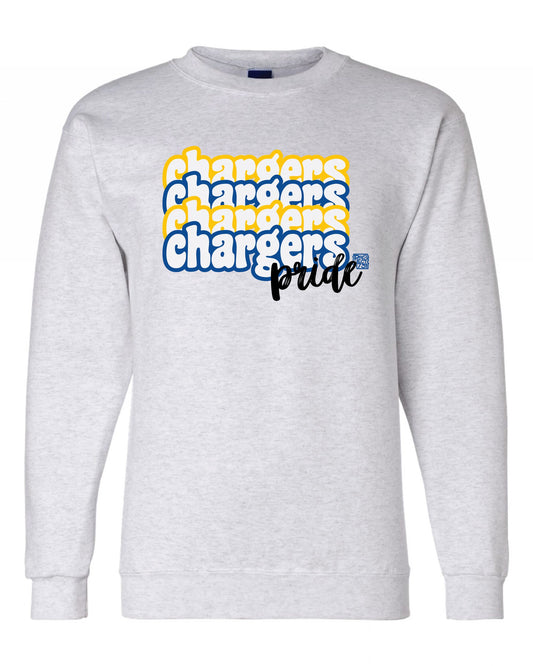 Chargers Pride Crew Fleece