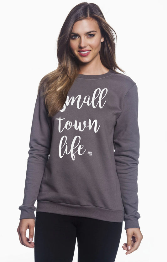 Small Town Life Crew Fleece