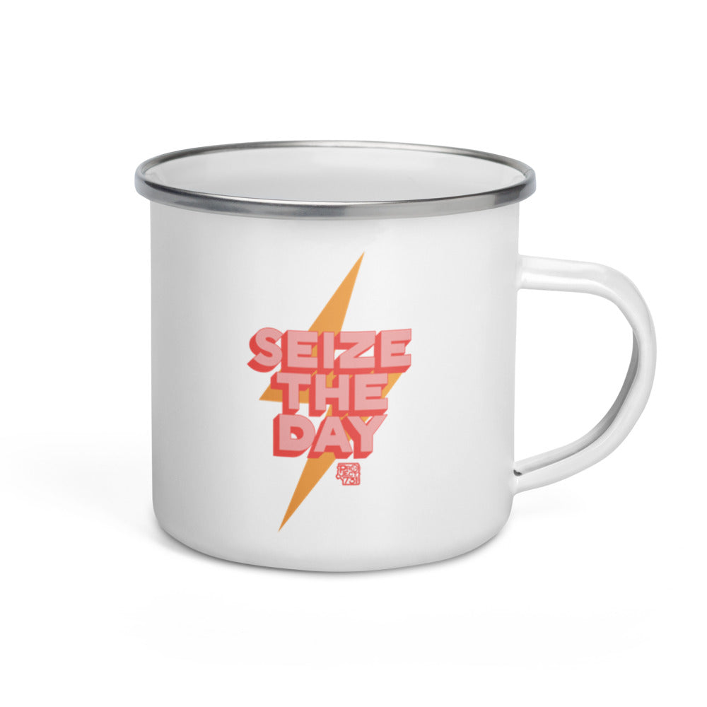 Seize the Day Enamel Mug